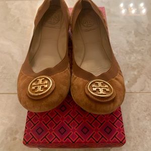 Tory Burch Suede Maple Flats